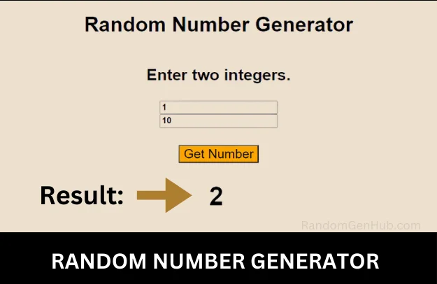 Random Number Generator: Perfect for Games, Raffles, and More!