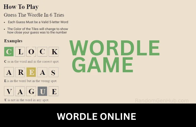 Challenge Your Vocabulary : Play Wordle Game Online Now!